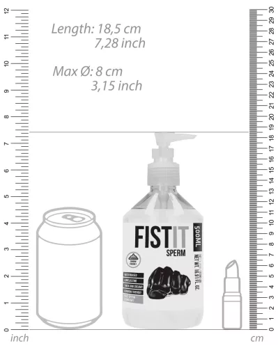 Fist It sperma síkosító - 500ml pumpás palack