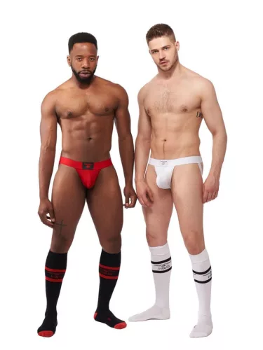 3 darabos Mister B TORONTO fehér-fekete-piros jsockstrap készlet