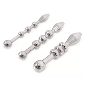   3 húgycsőgyöngyből álló készlet, 5,5 cm 6-10 mm méretben
