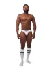 3 darabos Mister B TORONTO fehér-fekete-piros jsockstrap készlet