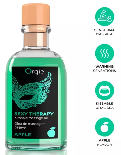 Csókolható masszázsolaj Szexi Terápia Apple 100ml