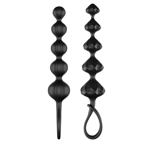 2 Satisfyer gyöngyből álló készlet - Fekete