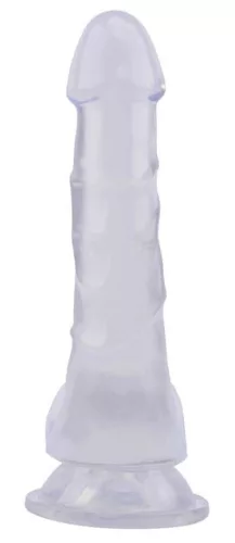 Átlátszó Hi-Rubber Dildo 14 x 3,6 cm