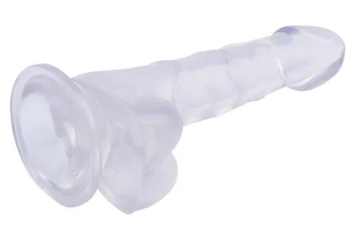 Átlátszó Hi-Rubber Dildo 14 x 3,6 cm