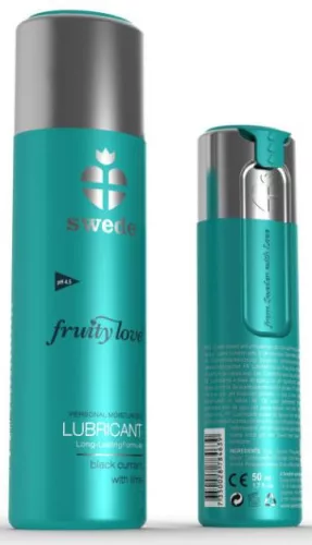 FRUITY LOVE fekete ribartelli lime ízű síkosító 100 ml