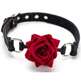 Ball Gag Black Rose Bud Gag Black-szel