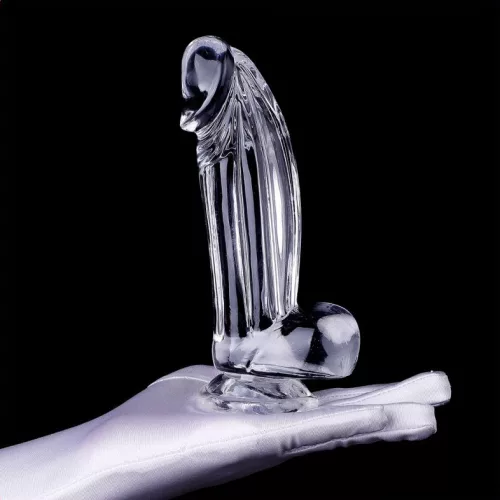 Átlátszó dildo Kolk L 16 x 5,5 cm