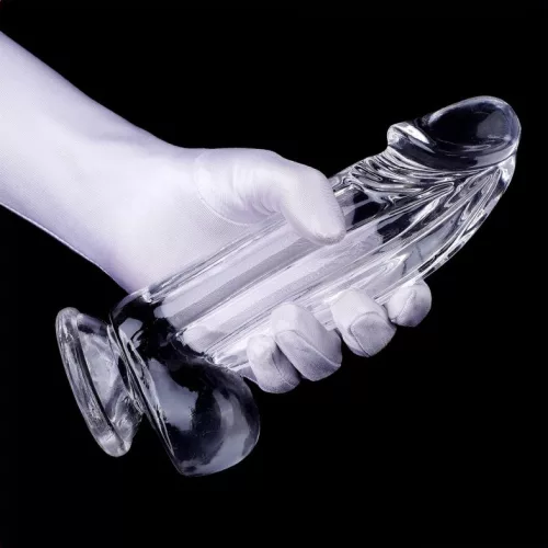 Átlátszó dildo Kolk L 16 x 5,5 cm