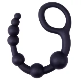 Anális golyók U forma Black Mont 30 x 4,5 cm