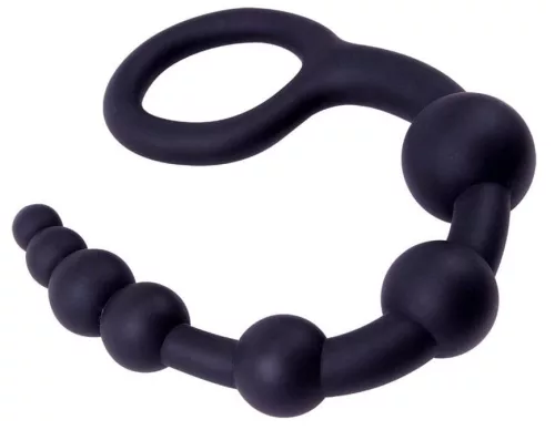 Anális golyók U forma Black Mont 30 x 4,5 cm