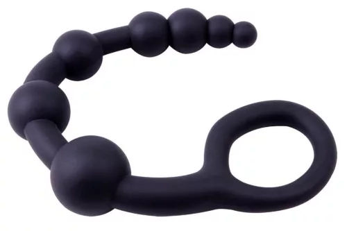 Anális golyók U forma Black Mont 30 x 4,5 cm