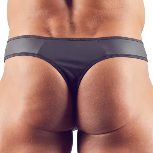 Fekete Fetis Zip Tanga