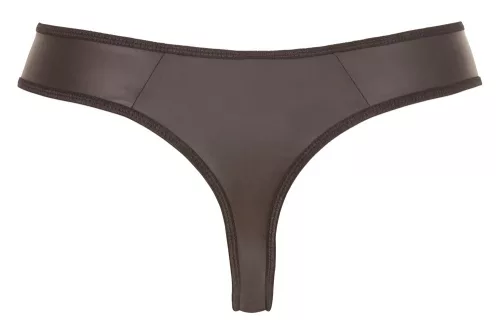 Fekete Fetis Zip Tanga
