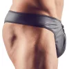 Fekete Fetis Zip Tanga