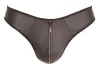 Fekete Fetis Zip Tanga