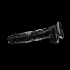 Átlátszó dildo hibátlan táskával 16 x 3,5 cm