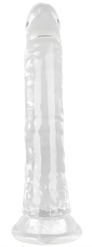 Átlátszó dildo golyó nélkül 3XL 28 x 5,5 cm