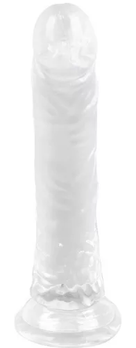 Átlátszó dildo golyó nélkül 3XL 28 x 5,5 cm