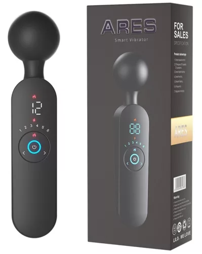Atlas Black Fűtött Pálca - 50mm fej