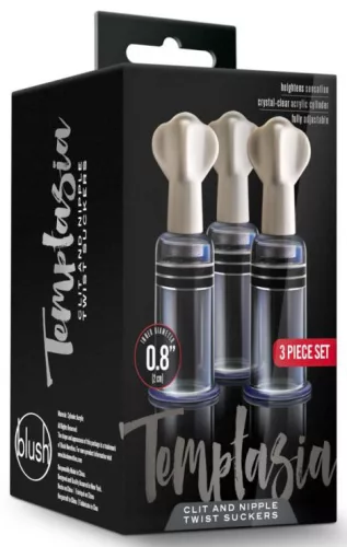 3. készlet Felcsavarható mellbimbók 10,3 cm - átmérő 19 mm