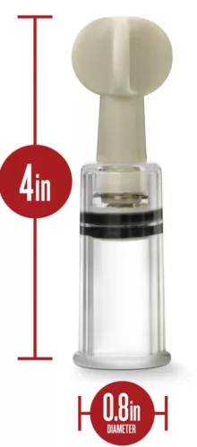 3. készlet Felcsavarható mellbimbók 10,3 cm - átmérő 19 mm