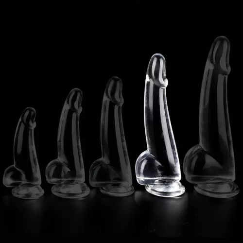 Clear Dong XL átlátszó dildo 17 x 4,8 cm