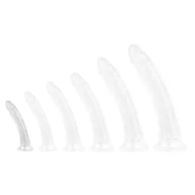 Átlátszó dildo No Ball S 15 x 3,2cm