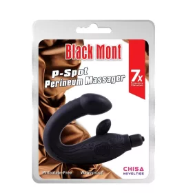 Schwarzer Mont P-Spot Perineum-Massager