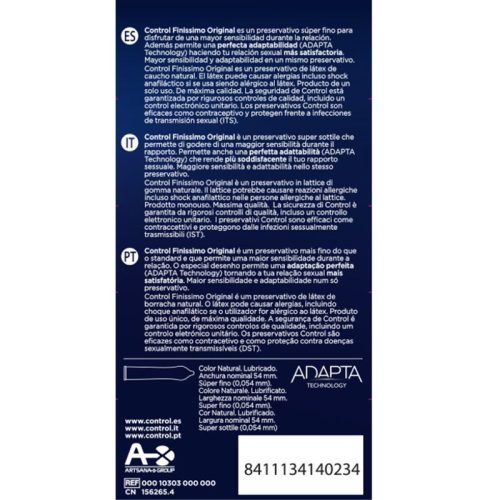 KONTROLL - FINISSIMO ÓVSZEREK 12 EGYSÉG