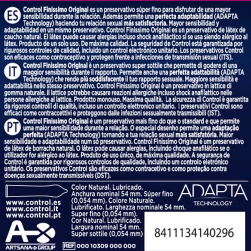 KONTROLL - FINISSIMO ÓVSZEREK 3 EGYSÉG