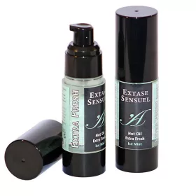   EXTASE SENSUAL – MASSZÁZSOLAJ EXTRA FRISS JÉGHATÁSSAL, 30 ML