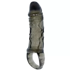   BAILE - PÉNISZHOSSZABBÍTÓ HÜVELY HERÉKSZÍJEKKEL 11,5 CM