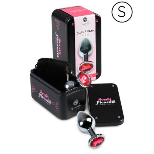 SECRETPLAY - PLUG ANAL ALUMÍNIUM FUKSIA 7 CM