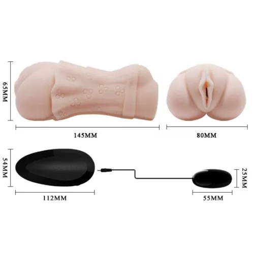 CRAZY BULL – VÍZ BŐRŰ VAGINA MASZTURBÁTOR VIBRÁLÓ GOLYÓVAL 2