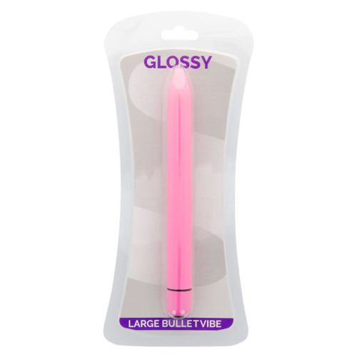 GLOSSY - VÉKONY VIBRÁTOR DEEP ROSE
