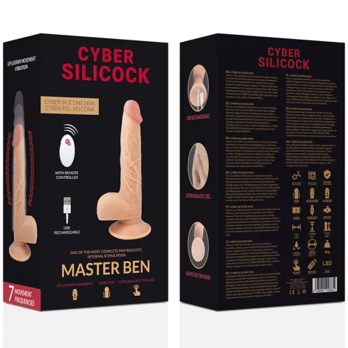 CYBER SILICOCK - TÁVIRÁNYÍTÁS REALISTA MASTER BEN 23,88 CM -O- 4,3 CM