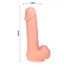 BAILE – REALISTA DILDO DONG REZGÉS ÉS FORGÁS 20 CM