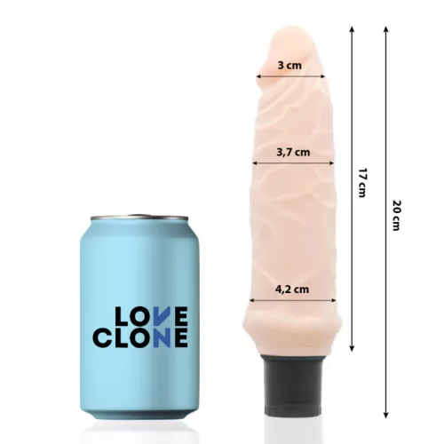 LOVECLONE - IVAR ÖNKENŐ VIBRÁTOR 20 CM -O- 3,7 CM