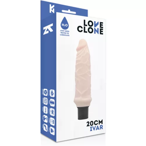 LOVECLONE - IVAR ÖNKENŐ VIBRÁTOR 20 CM -O- 3,7 CM