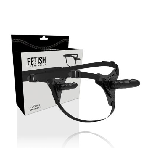 FETIS ALÁRENDELT HEGYENDER – REALISTA FEKETE SZILIKON 15 CM