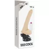BASECOCK - REALISTA VIBRÁTOR TÁVIRÁNYÍTÓ BŐR 19 CM -O-4 CM
