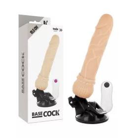   BASECOCK - REALISTA VIBRÁTOR TÁVIRÁNYÍTÓ HÚS 19,5 CM -O-4 CM