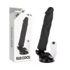 BASECOCK - REALISTA VIBRÁTOR TÁVIRÁNYÍTÓ FEKETE 21 CM -O-4 CM