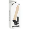 BASECOCK - REALISTA VIBRÁTOR TÁVIRÁNYÍTÓ BŐR 20 CM -O-4 CM