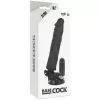 BASECOCK - REALISTA VIBRÁTOR TÁVIRÁNYÍTÓ FEKETE 21 CM -O-4 CM