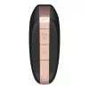 SATISFYER - LOVE TRIANGLE AIR PULSE STIMULATOR & VIBRATOR BLACK