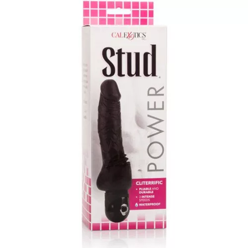 CALEXOTICS - POWER STUD CLITERRIFIC BLACK VIBRÁTOR