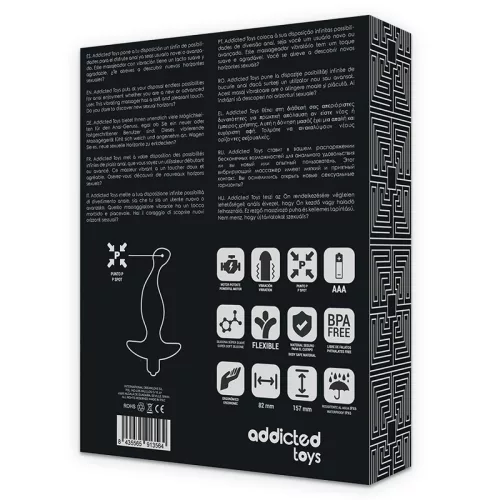 ADDICTED TOYS - ANÁLIS MASSZÍROZÓ FEKETE REZGÉSMODELL 1