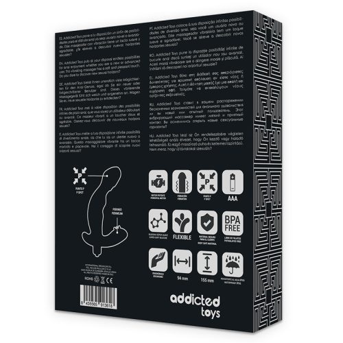 ADDICTED TOYS – ANÁLIS STIMULÁTOR, PROSZTATA, REALISTA SZILIKON P-SPOT HANGULAT