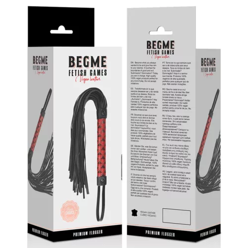 BEGME - RED EDITION VEGÁN BŐR KORBÁCS